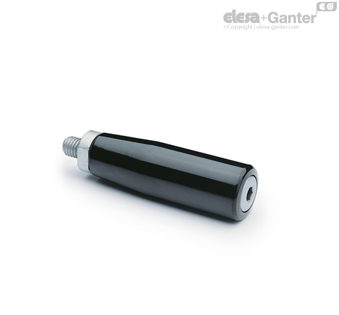 エルです。 I.281+x+Gh Cylindrical revolving handles Steel pin and locking nut